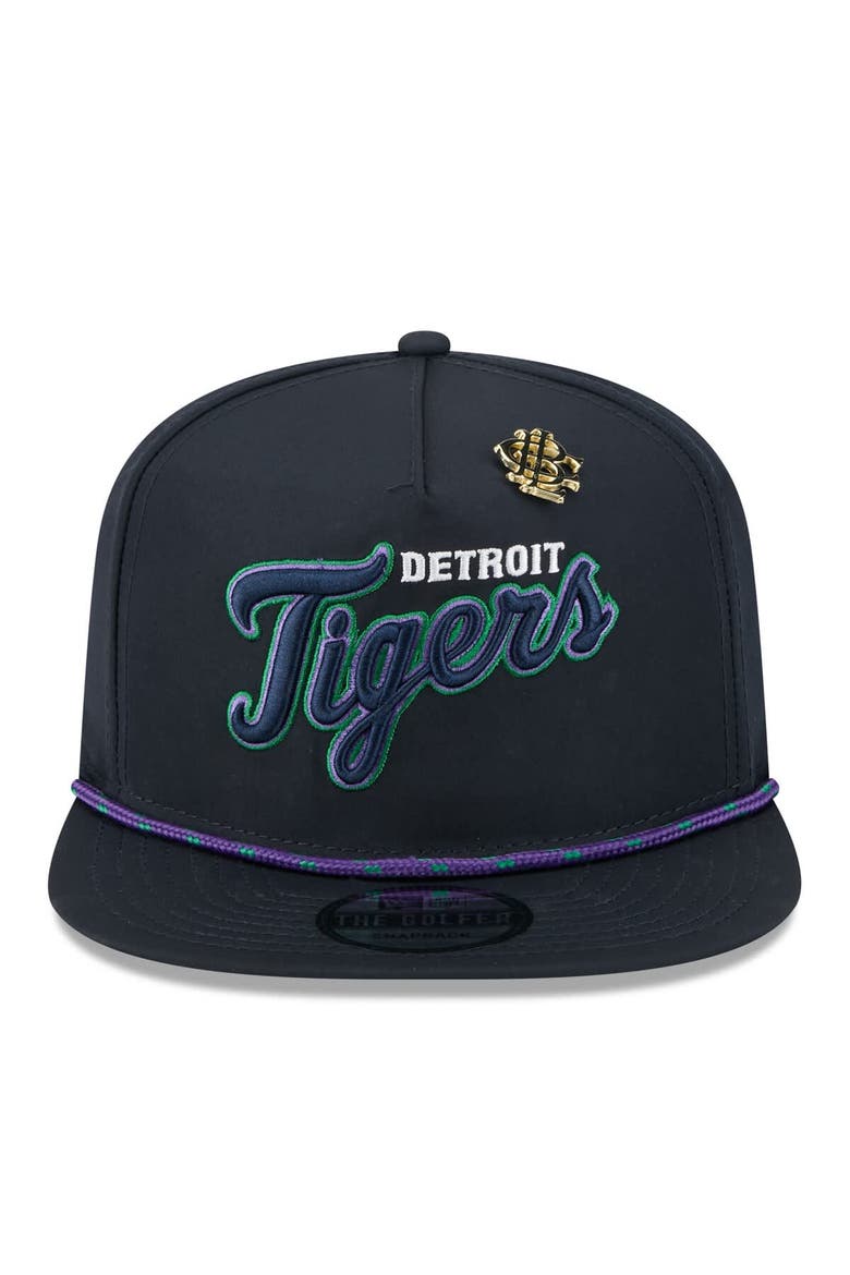 Men's New Era  Navy Detroit Tigers 2025 Big League Chew Golfer Snapback Hat, Alternate, color, Navy