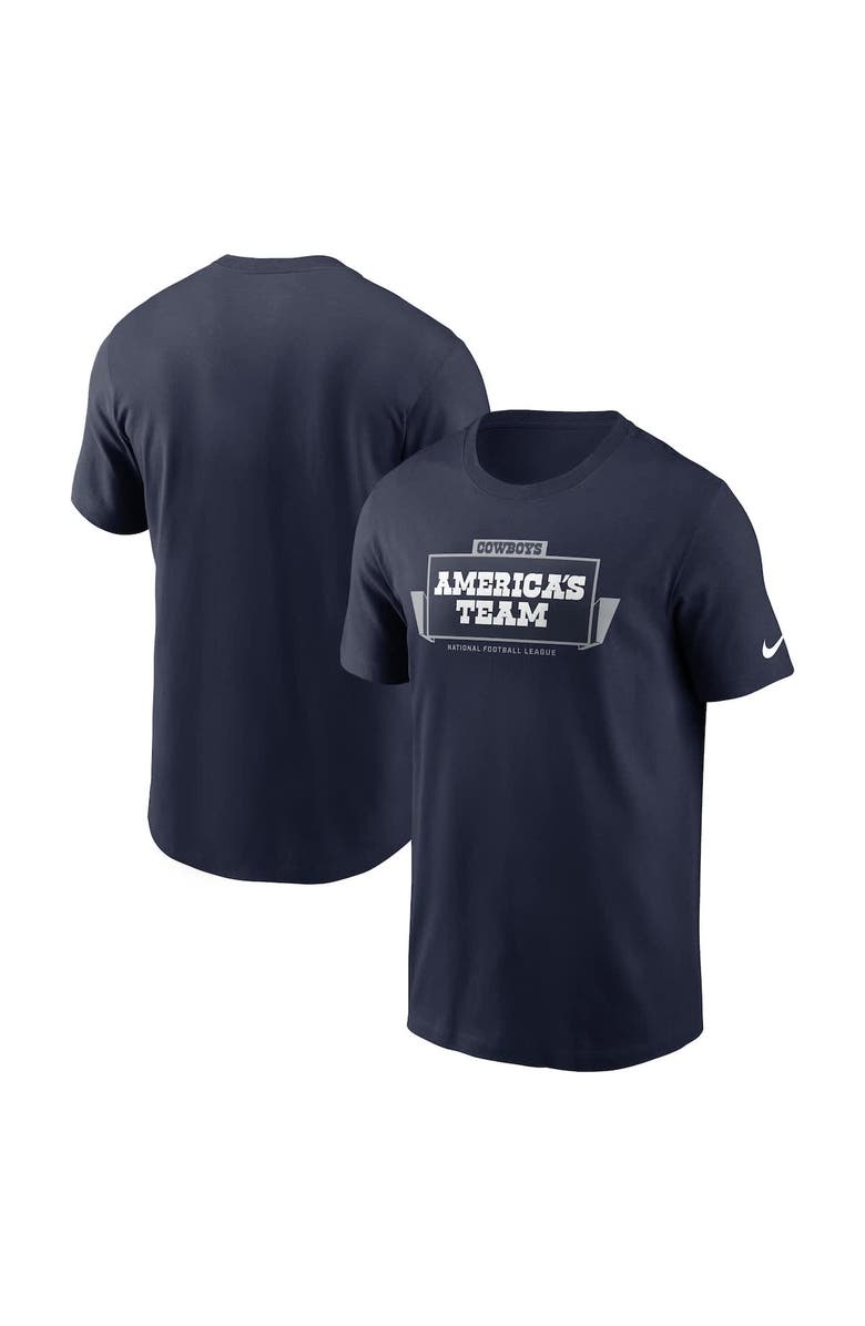 Nike Men's Nike Navy Dallas Cowboys Primetime Local Essential T-Shirt, Alternate, color, Navy