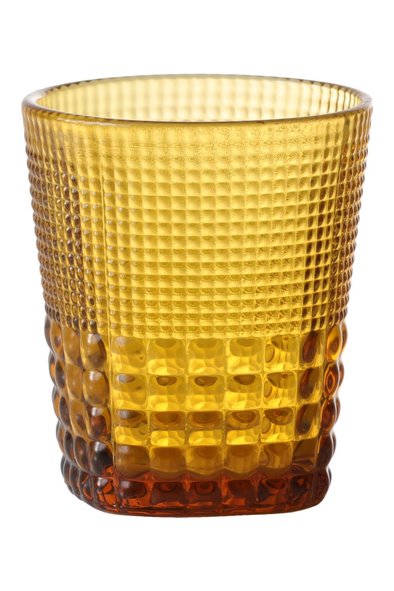 Malcom Set of 6 Double Old Fashioned Glasses, Alternate, color, AMBER