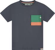 Stains and Stories by Babyface Short Sleeve T-Shirt With Embellished Pocket