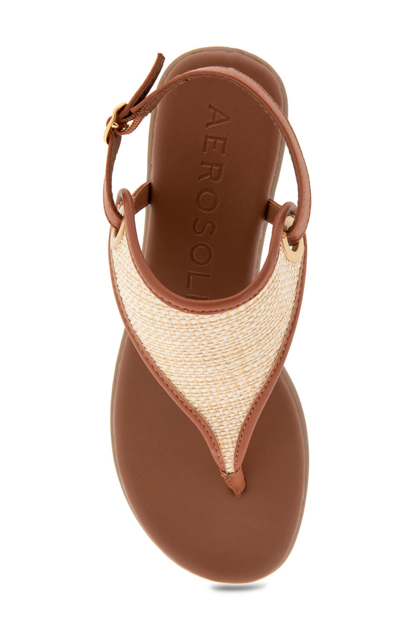 Aerosoles Conclusion Slingback Sandal, Alternate, color, Natural Crochet Raffia