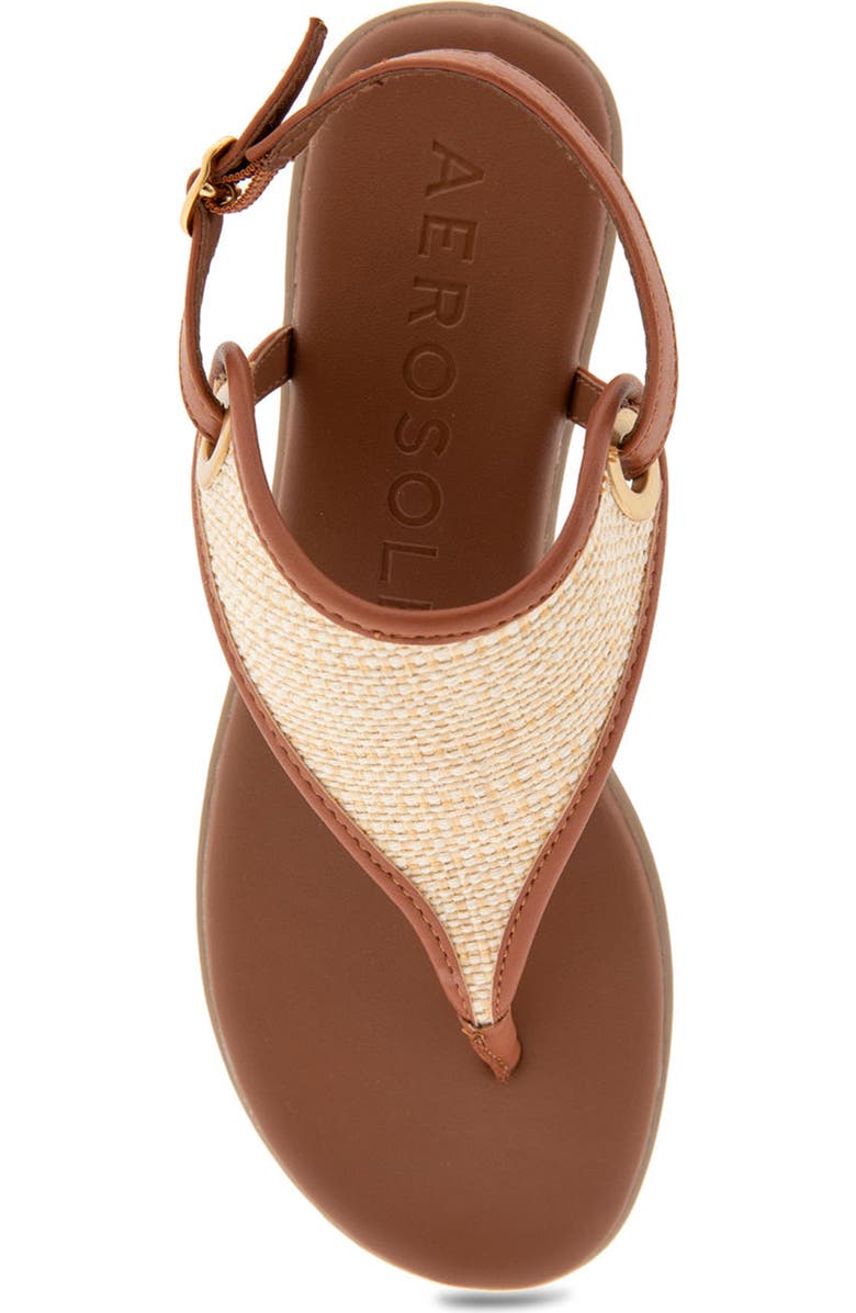 Aerosoles Conclusion Slingback Sandal, Alternate, color, Natural Crochet Raffia