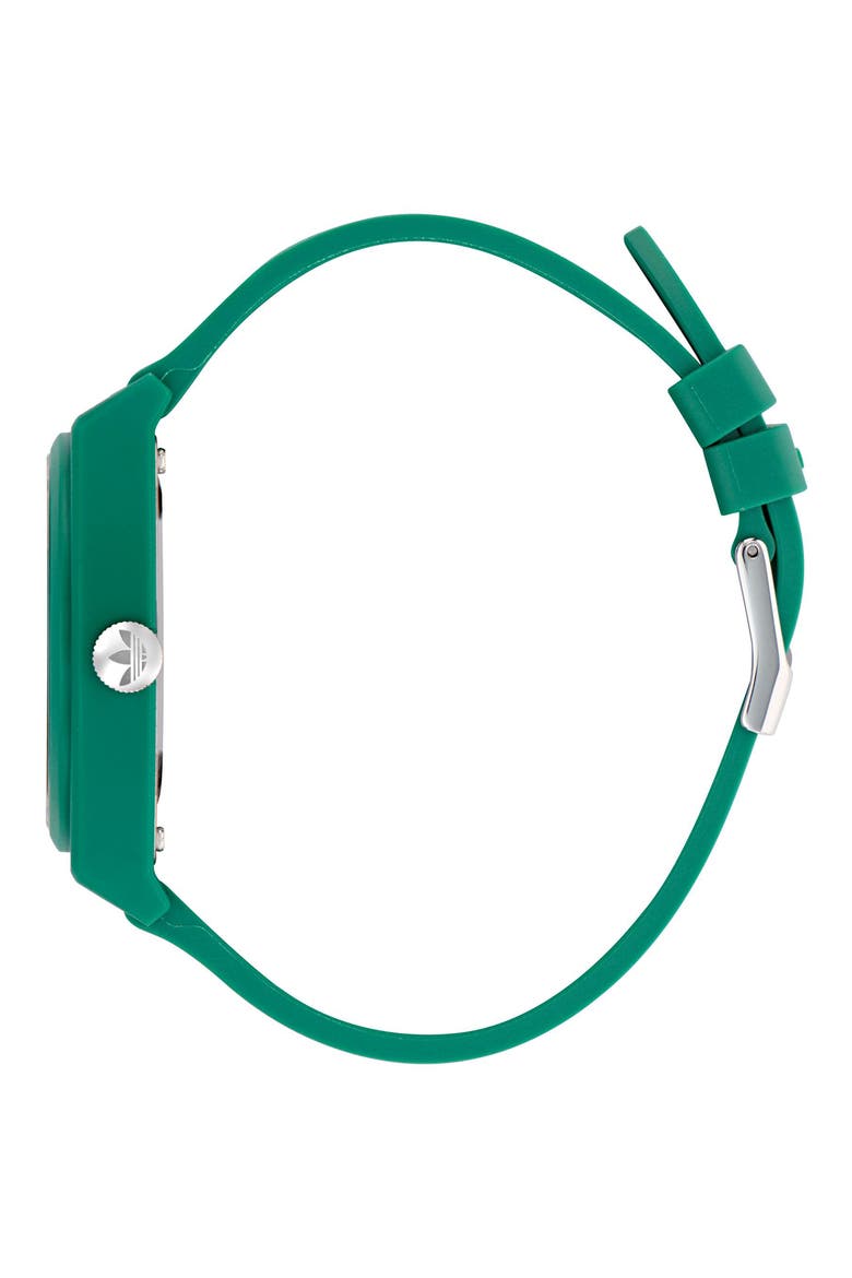 Project Two Resin Strap Watch, 38mm, Alternate, color, GREEN