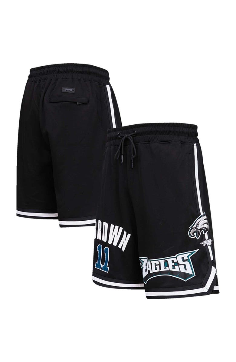 PRO STANDARD Men's Pro Standard A.J. Brown Black Philadelphia Eagles Player Name & Number Shorts, Main, color, Black