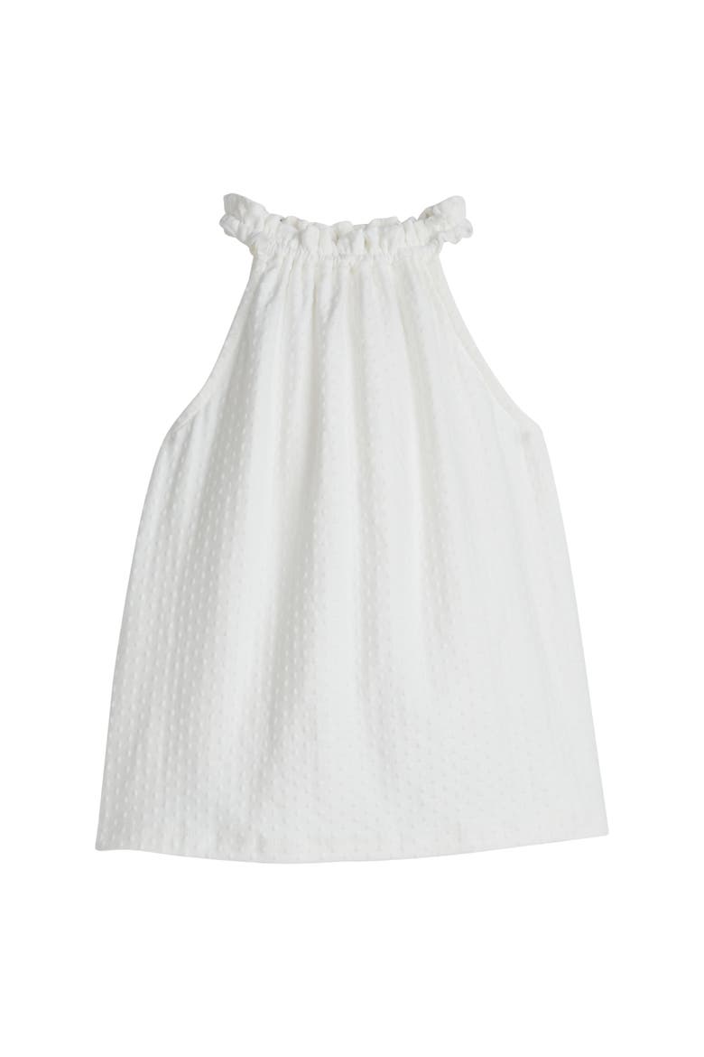 Kids' Mod Pointelle Tank, Main, color, White Pointelle