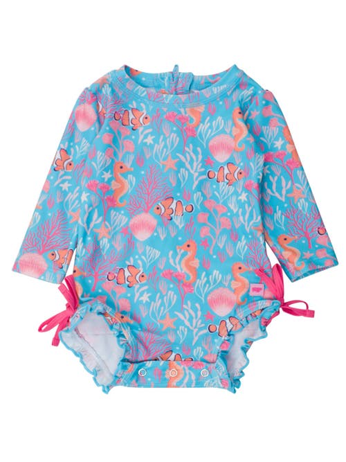 Shop Rufflebutts Toddler Girls Long Sleeve Upf50+ One Piece Rash Guard