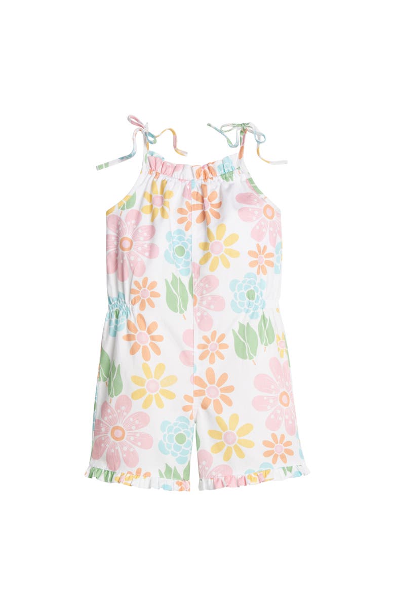 Little English Kids' Mimi Romper, Main, color, Retro Floral