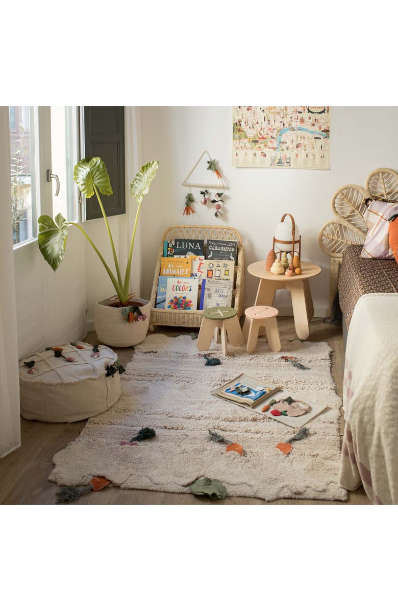 Lorena Canals Basket Veggies, Alternate, color, Multicolor