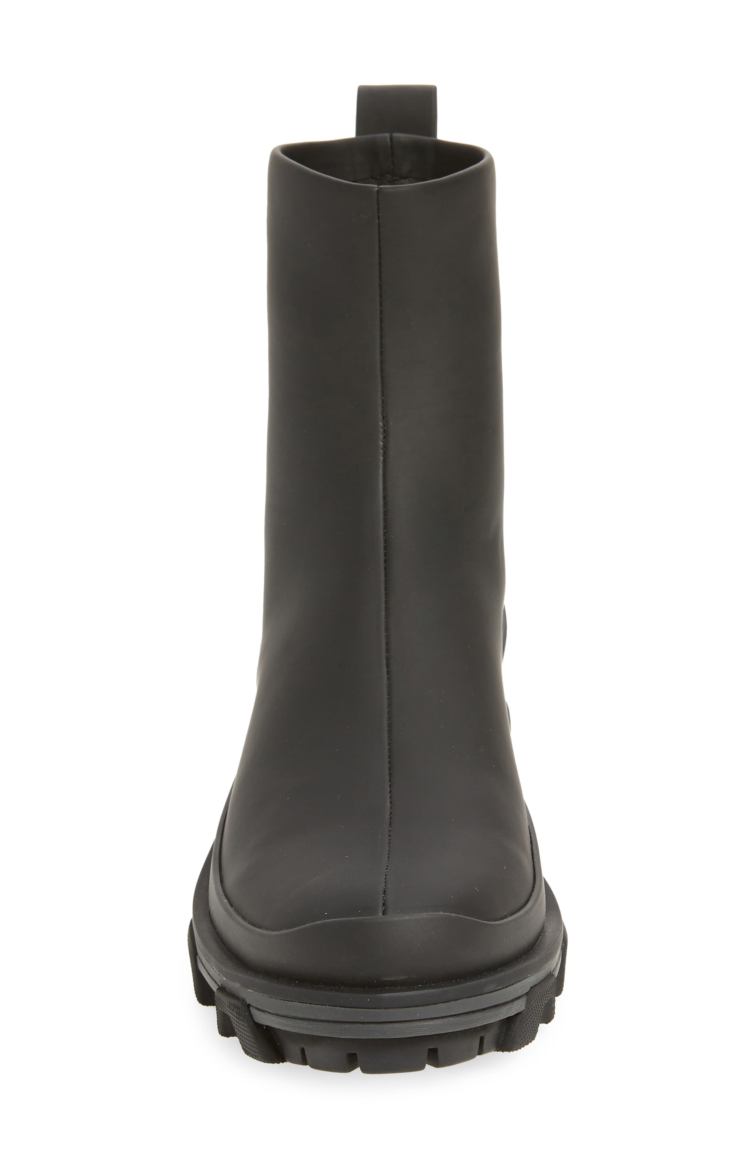 Shiloh Water Resistant Lug Sole Bootie, Alternate, color, BLACK