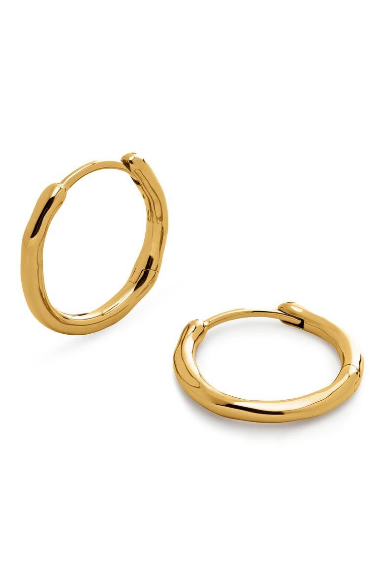 MV Siren™ Muse Small Hoops, Main, color, 18CT GOLD VERMEIL