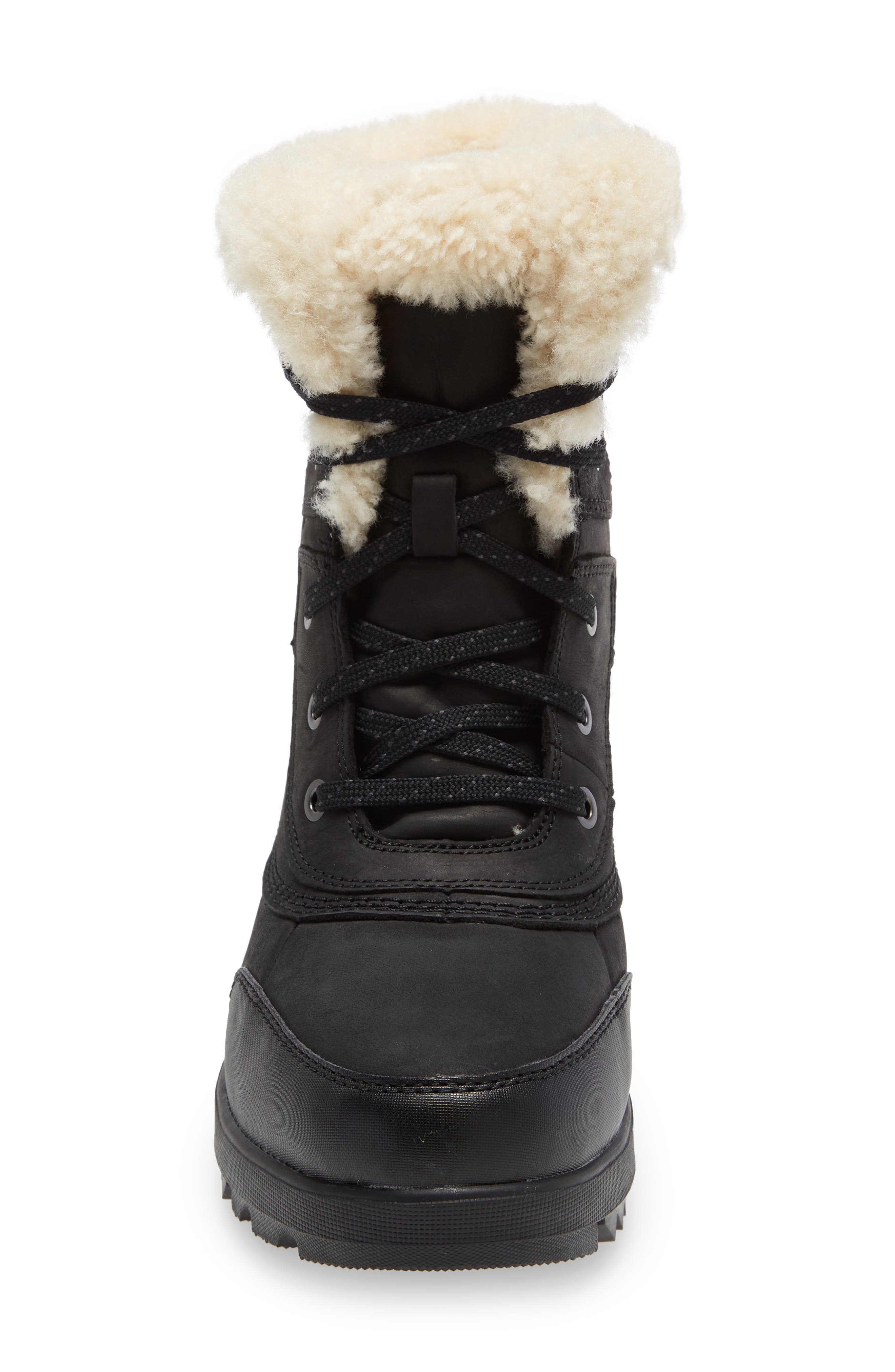 SOREL Tivoli IV Parc Genuine Shearling Trim Waterproof Boot, Alternate, color, 