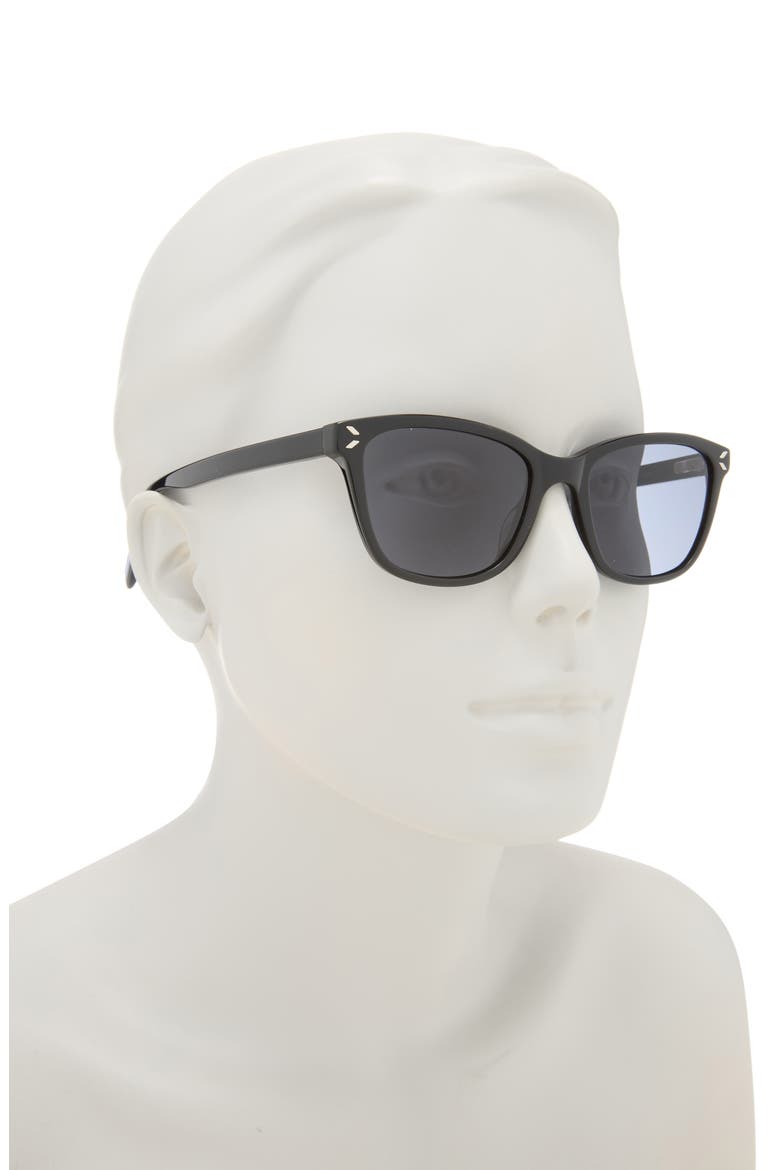 51mm Cat Eye Sunglasses, Alternate, color, BLACK BLACK GREY