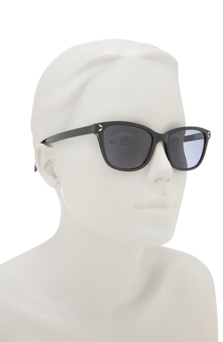 MCQ 51mm Cat Eye Sunglasses, Alternate, color, Black Black Grey