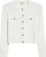 L'AGENCE Toulouse Crewneck Cardigan