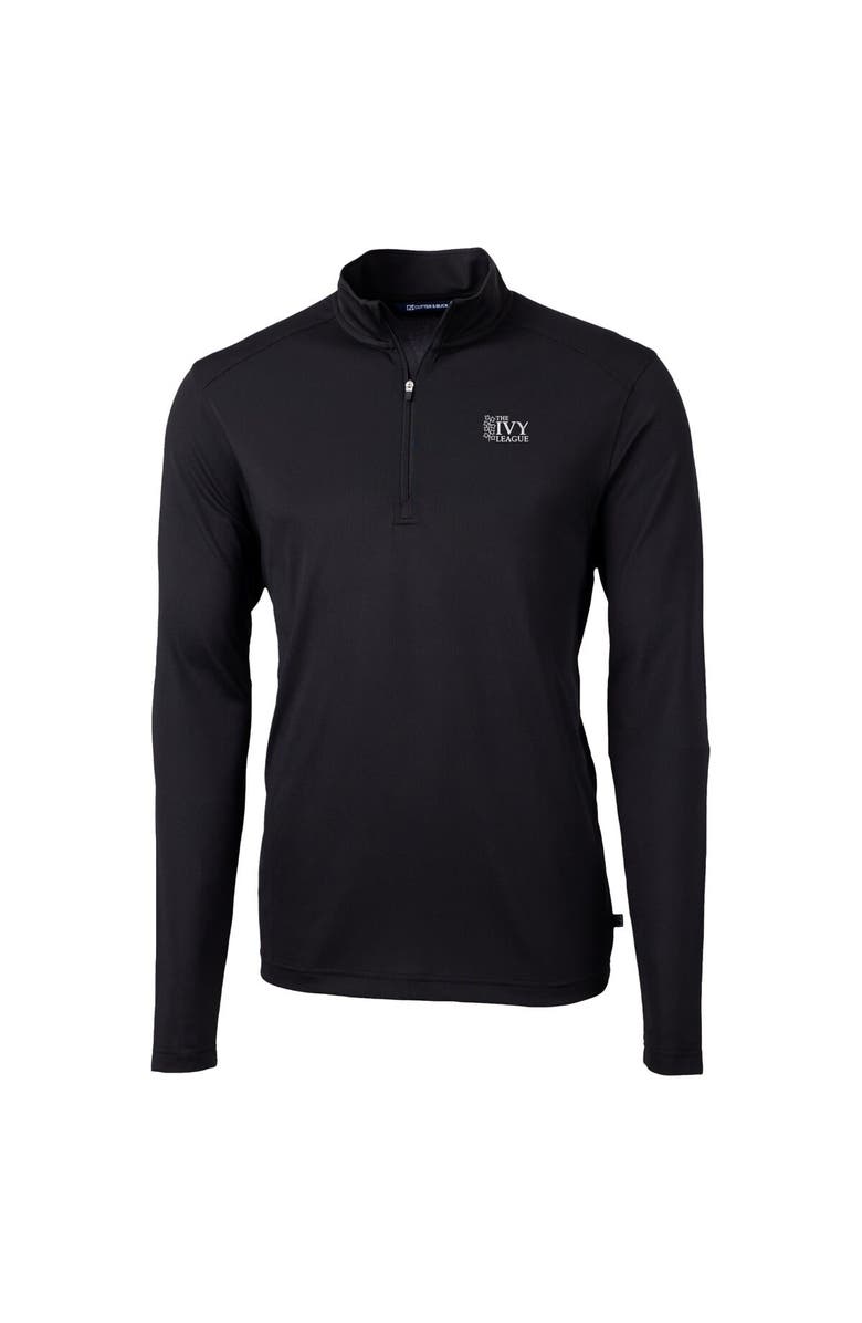 Cutter & Buck Men's Cutter & Buck  Black Ivy League DryTec Virtue Eco Pique Recycled Quarter-Zip Pullover, Alternate, color, 
