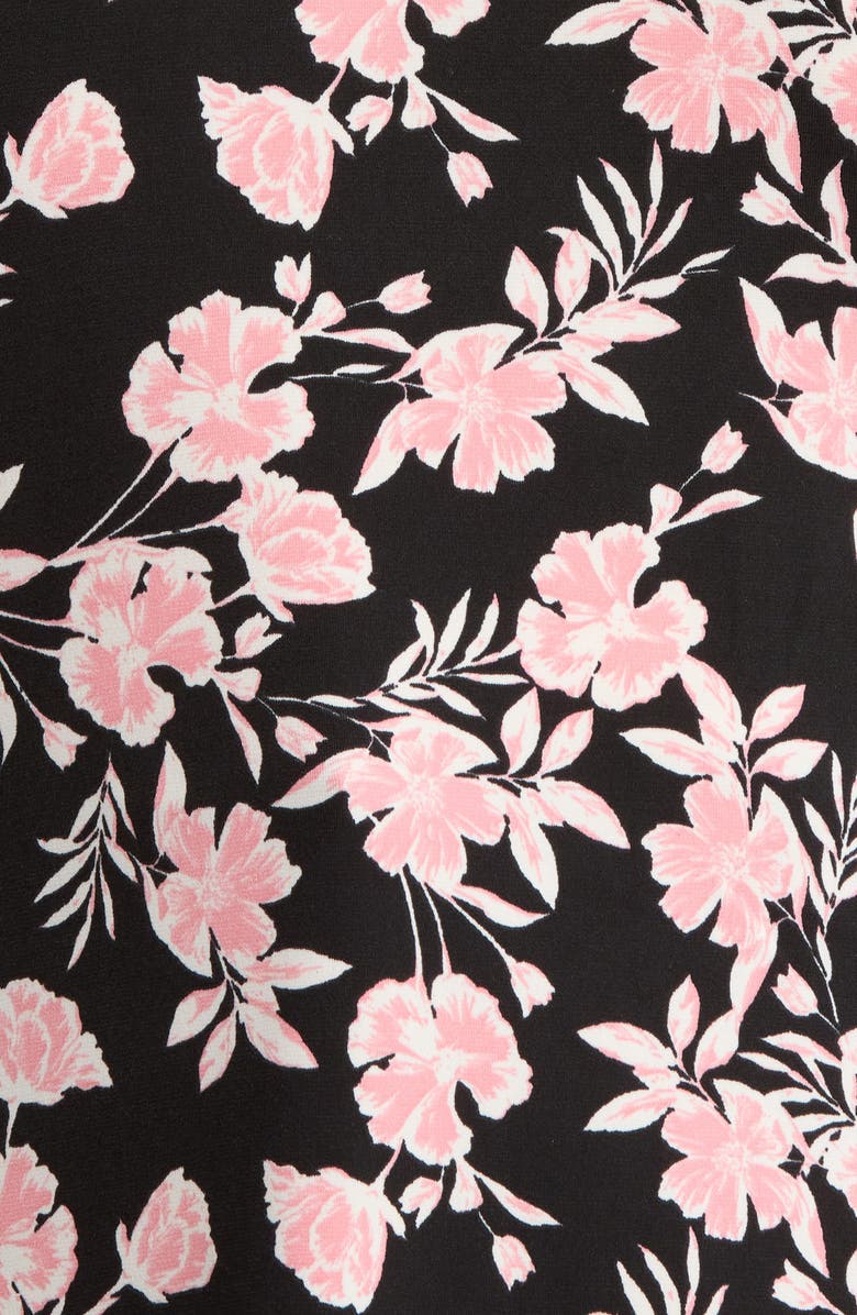 Jones New York Double Flutter Sleeve Top, Alternate, color, Jones Black Multi