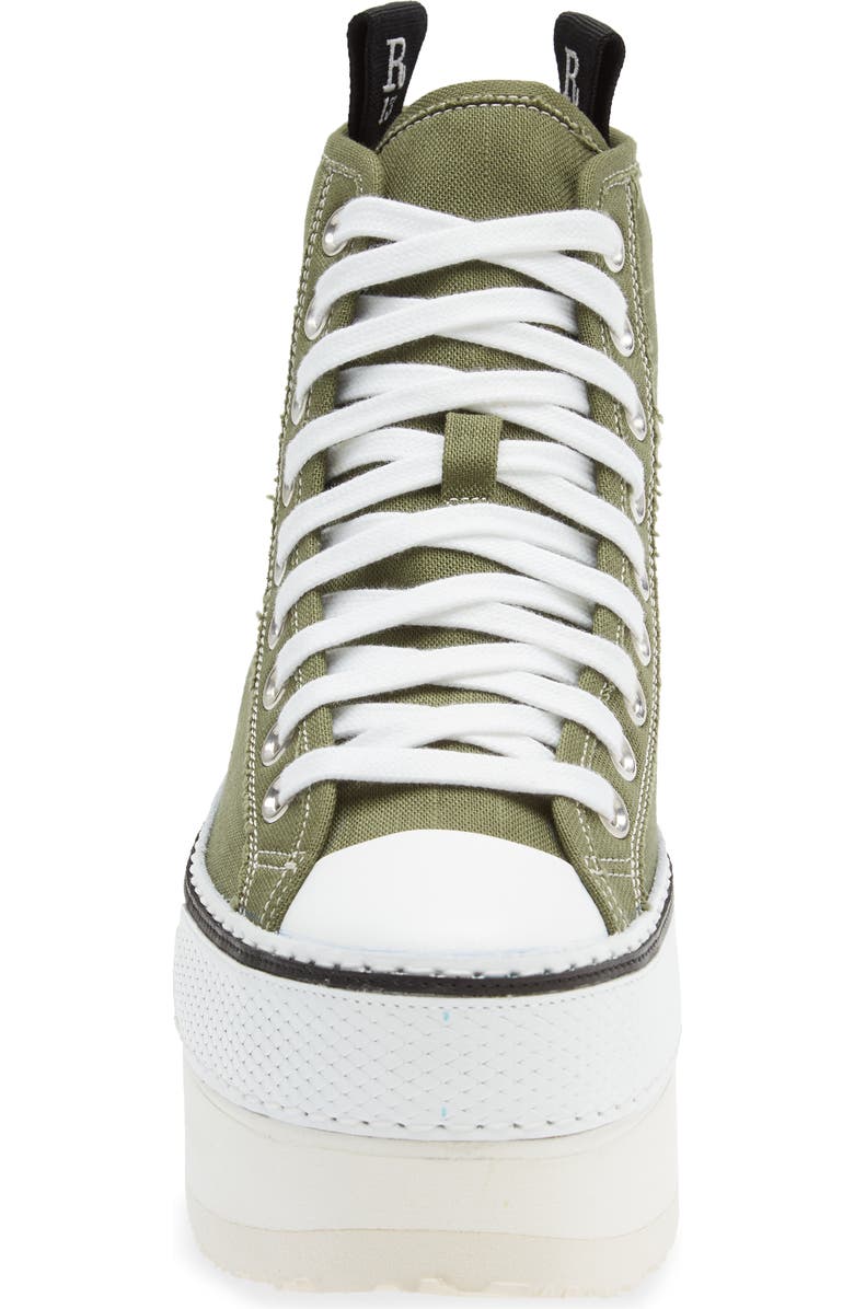 R13 Courtney Platform High Top Sneaker, Alternate, color,