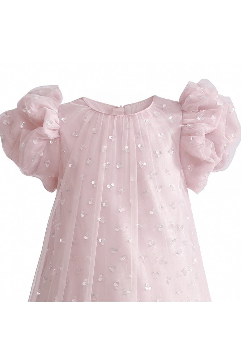 Thalina Ruffle Dress, Alternate, color, Pink