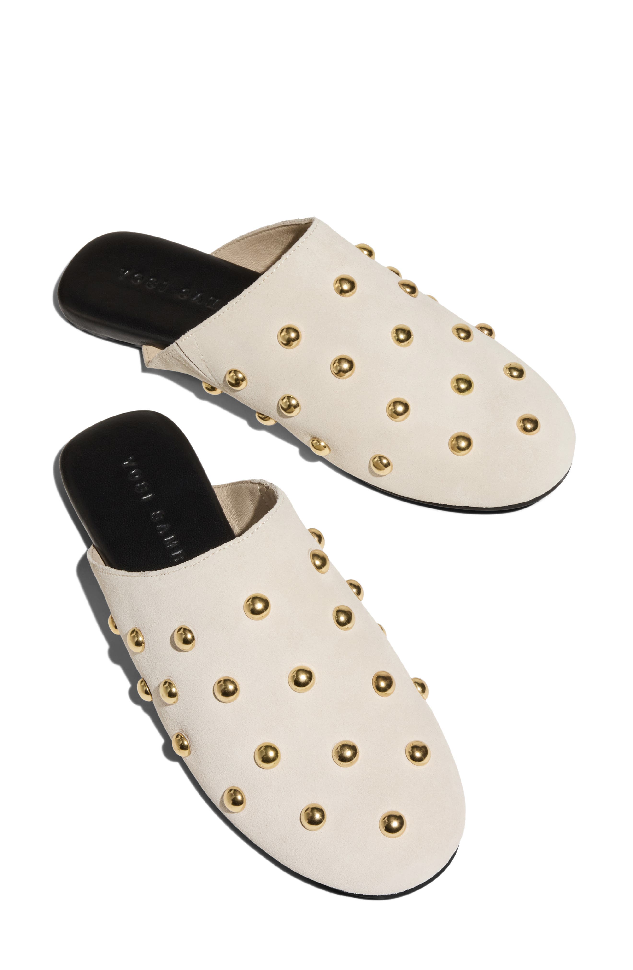 Zoe Studded Mule, Alternate, color, CREAM