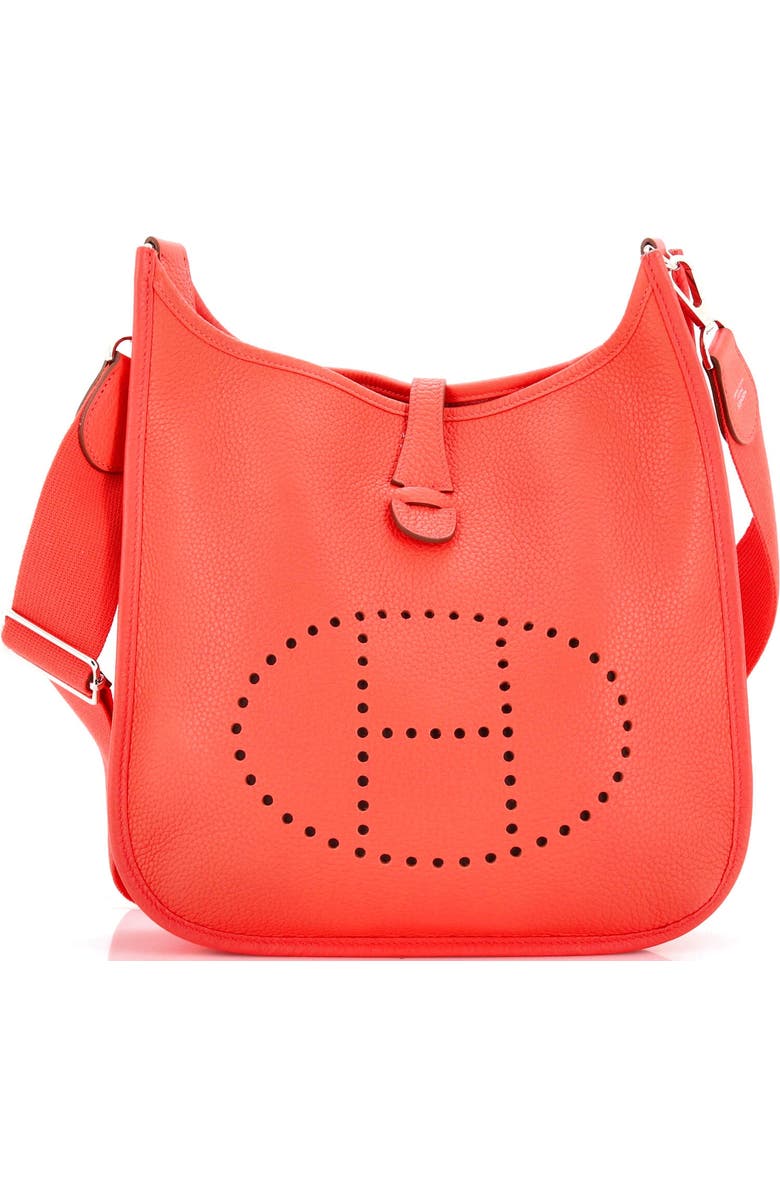 Pre-Owned Hermes Evelyne Bag Gen III Clemence PM, Main, color, Rose Jaipur