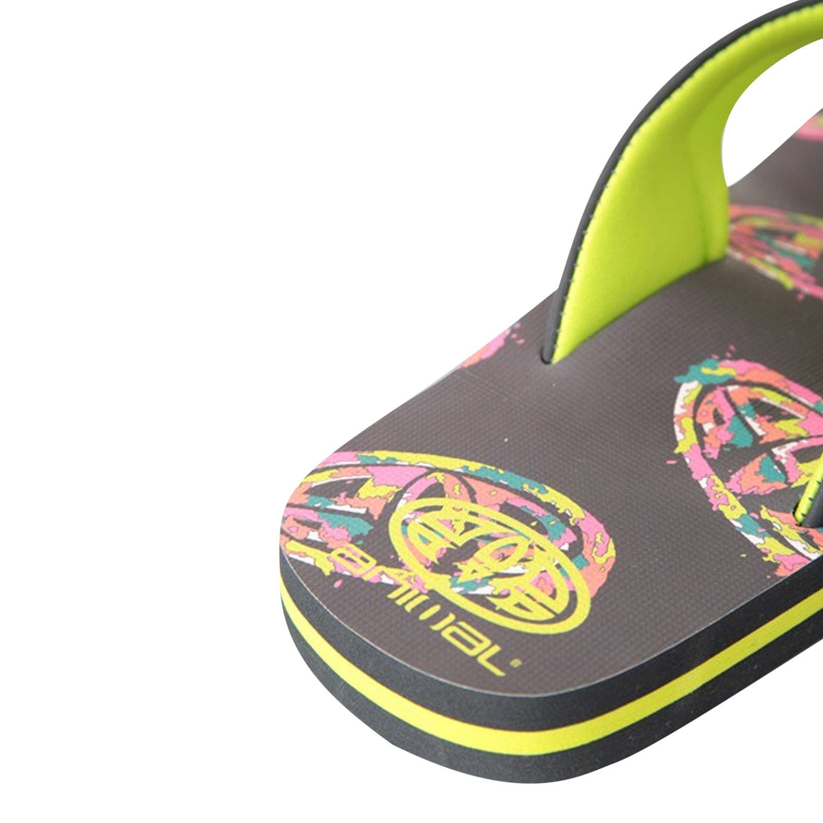 Childrens/Kids Jekyl Flip Flops, Alternate, color, Lime