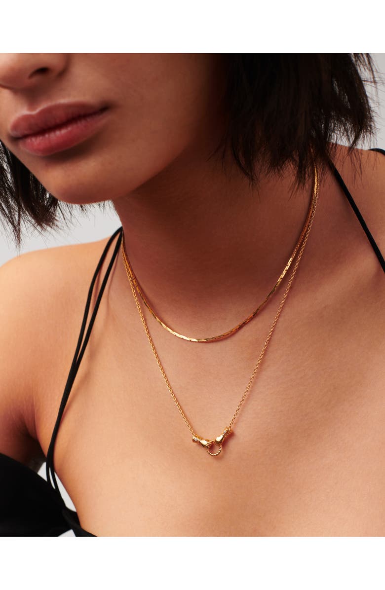 Missoma x Harris Reed Mini In Good Hands Pendant Necklace, Alternate, color, 