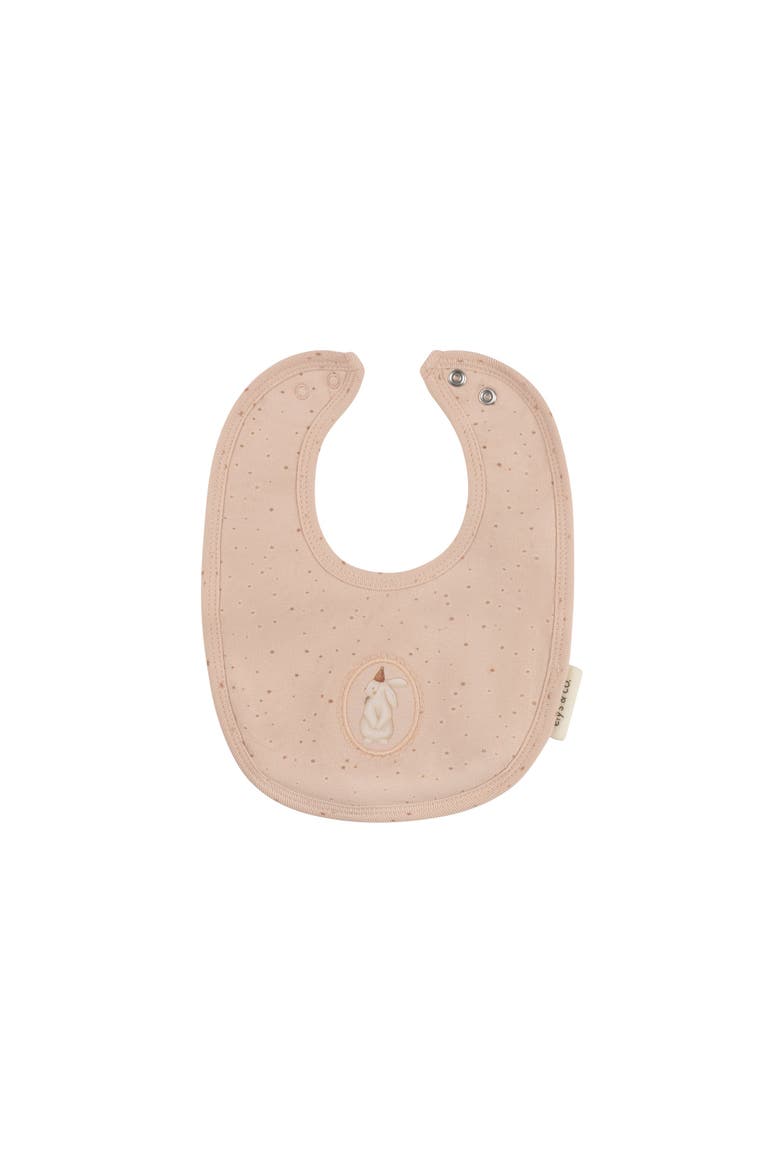 Speckled Bunny Collection - Bib, Main, color, Pink