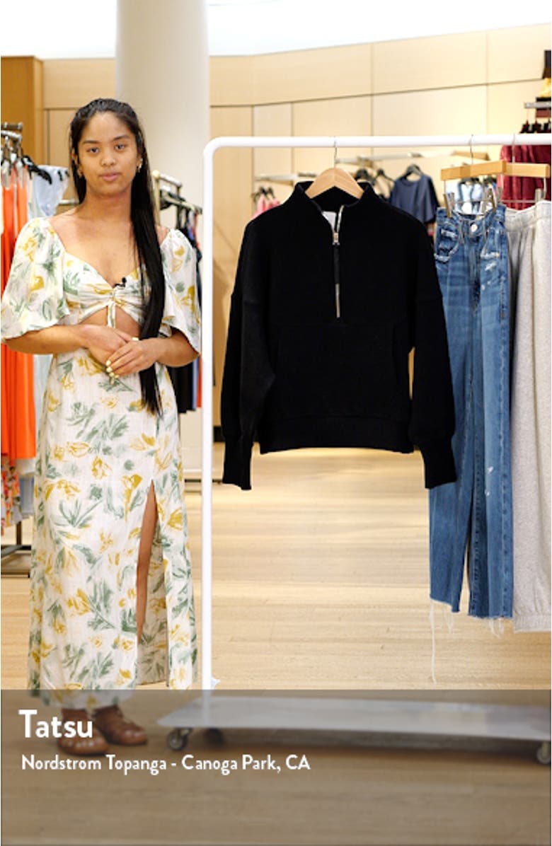 Acadia Ottoman Knit Half Zip Pullover, sales video thumbnail