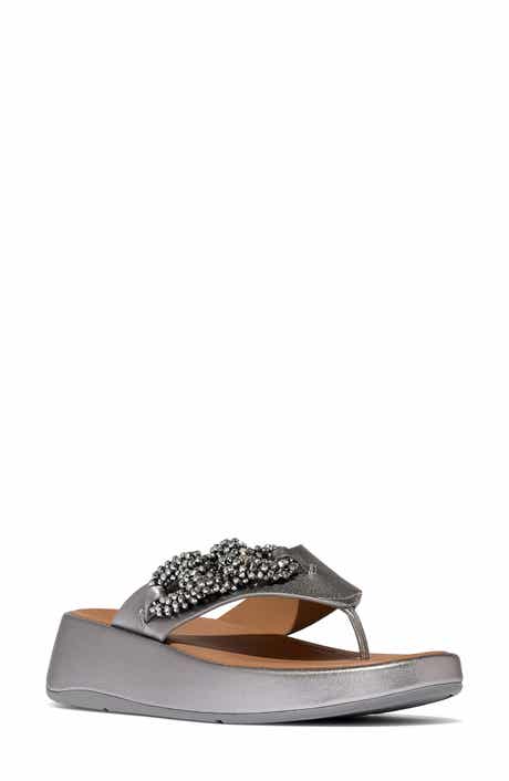 FitFlop F-Mode Beaded Chain Platform Sandal