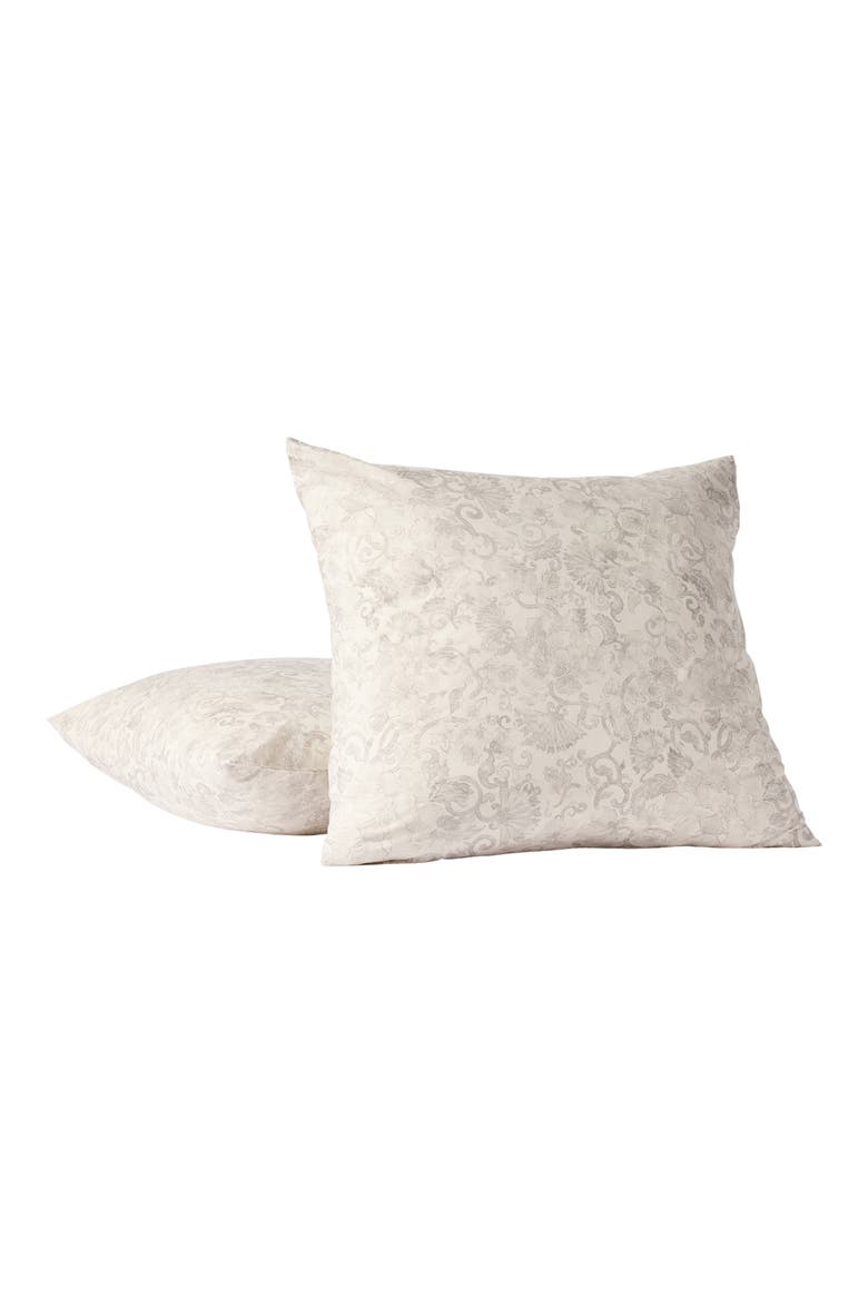 Solana Organic Cotton Pillow Sham, Main, color, UNDYED W/ GRAYS BOTANICAL