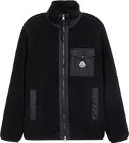 Moncler Zip Front Fleece Cardigan