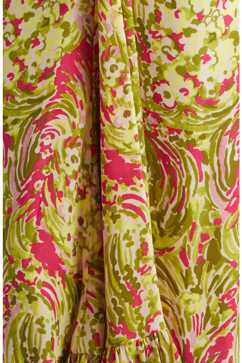 Daisy Swirl Ivey Floral Dress, Alternate, color, PINK AMETHYST MULTI
