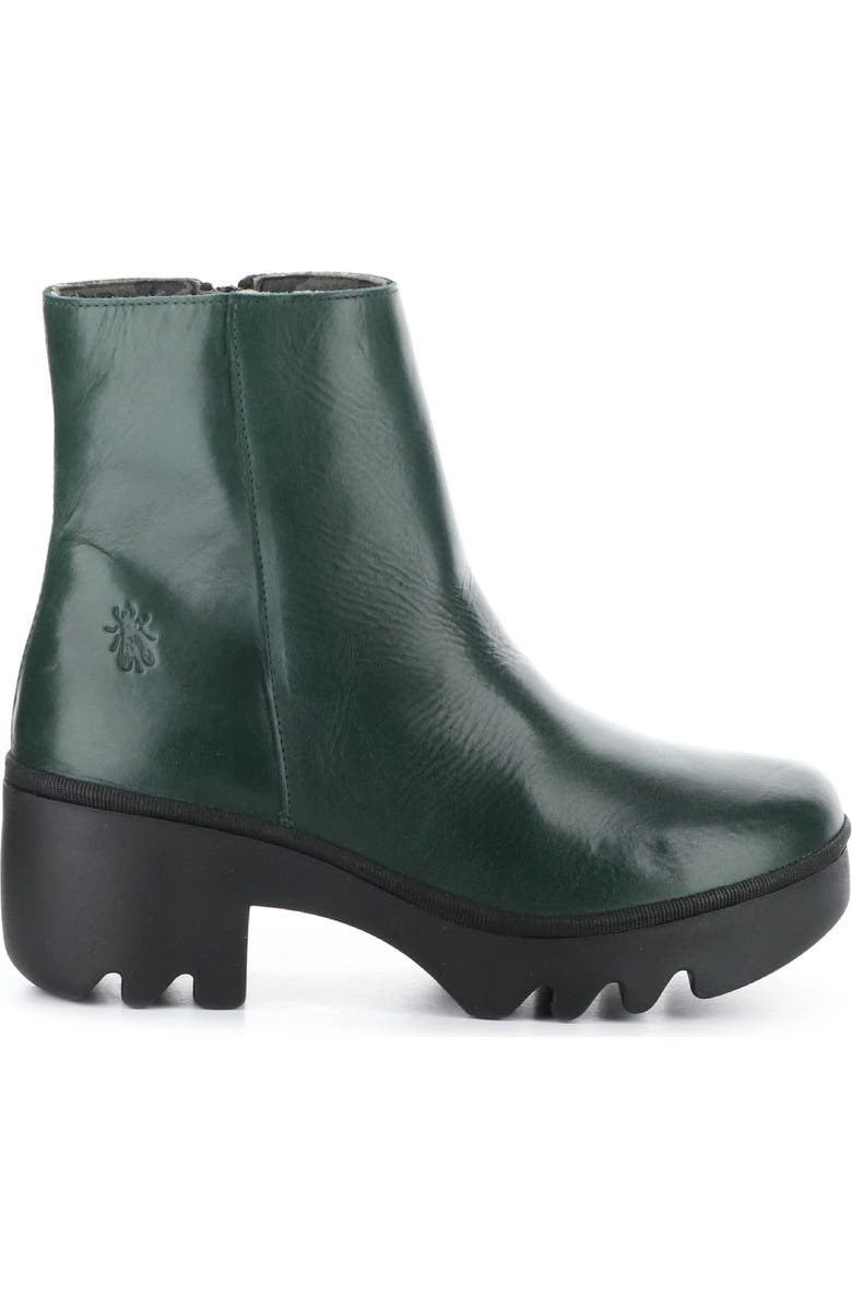 Fly London Toor Platform Bootie, Alternate, color, Petrol Rug