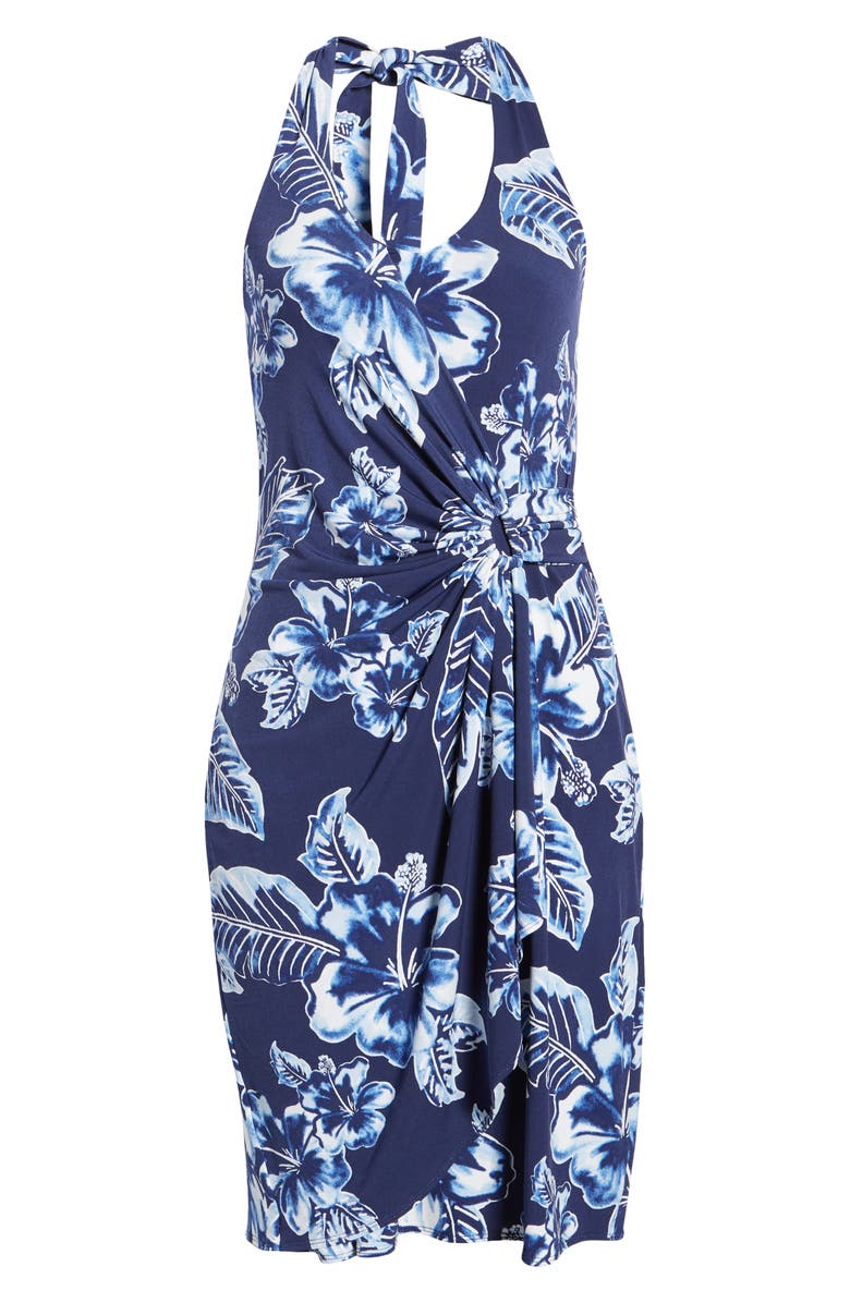 Tommy Bahama Clara Blossom Bay Halter Dress, Alternate, color, 