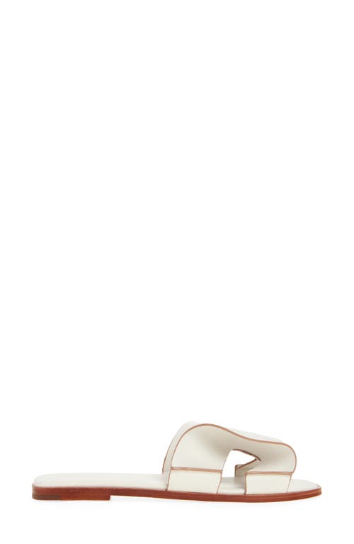 Cecelia New York Wendy Slide Sandal In Alabaster