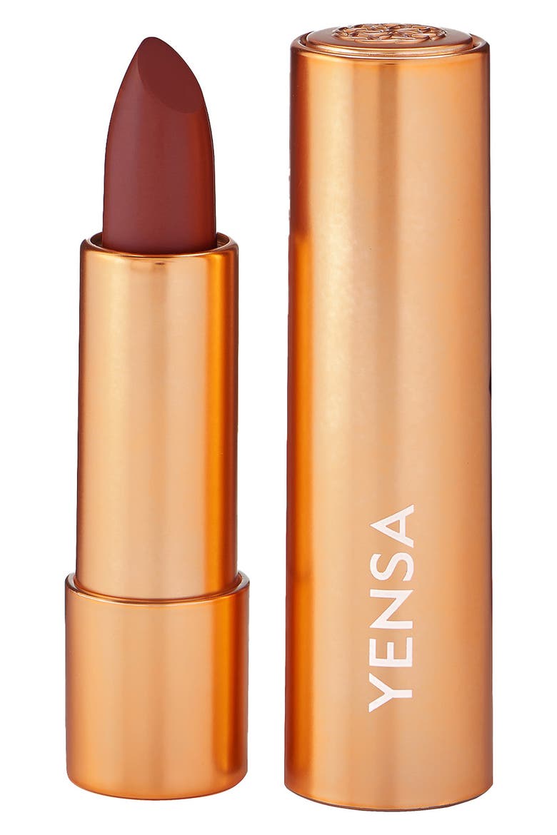 Vibrant Silk Hydrating Hyaluronic + Vitamin E Lipstick, Main, color, EDGY