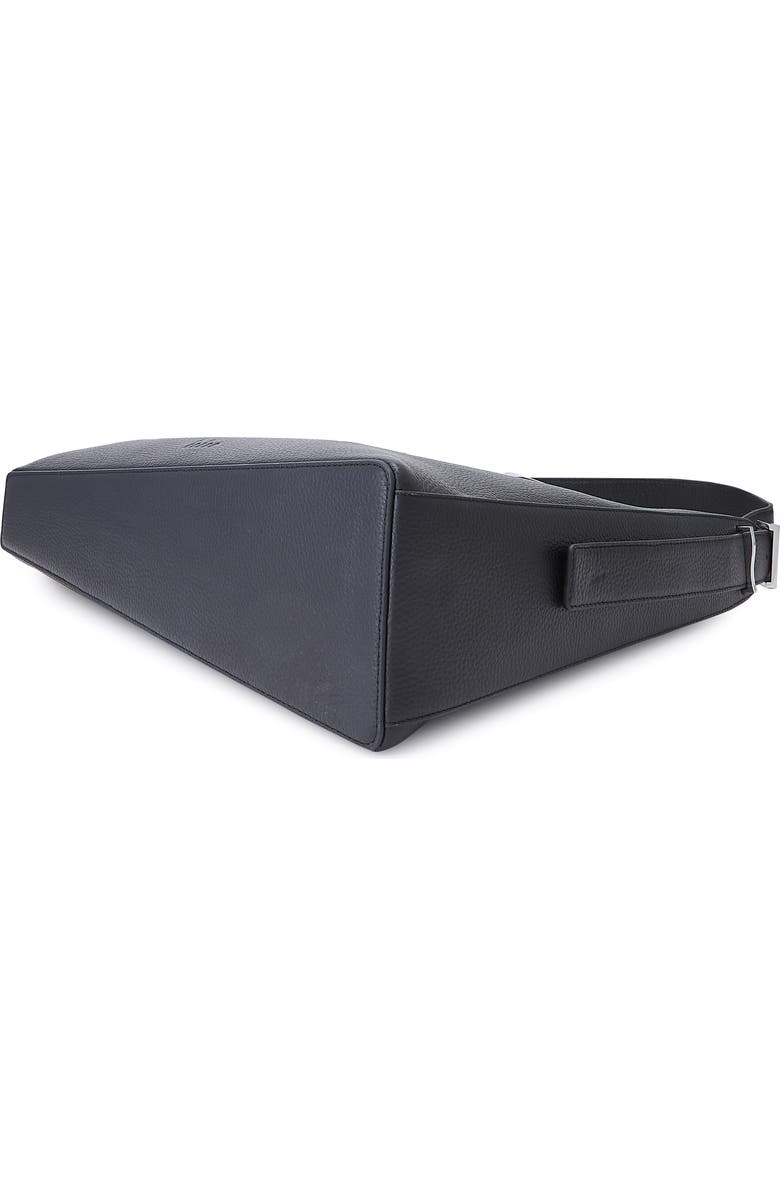 behno Large Danny Flatiron Pebble Leather Shoulder Bag, Alternate, color,