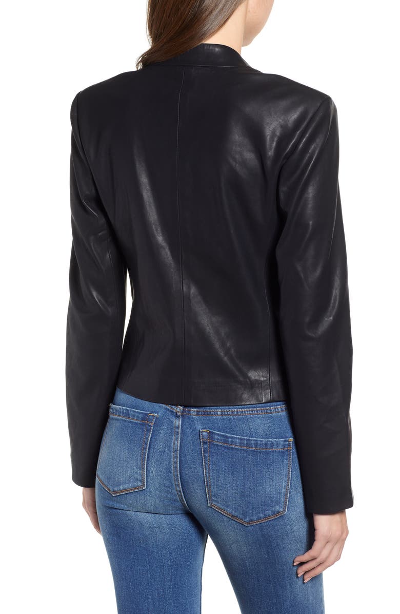 BLANKNYC Faux Leather Blazer, Alternate, color,