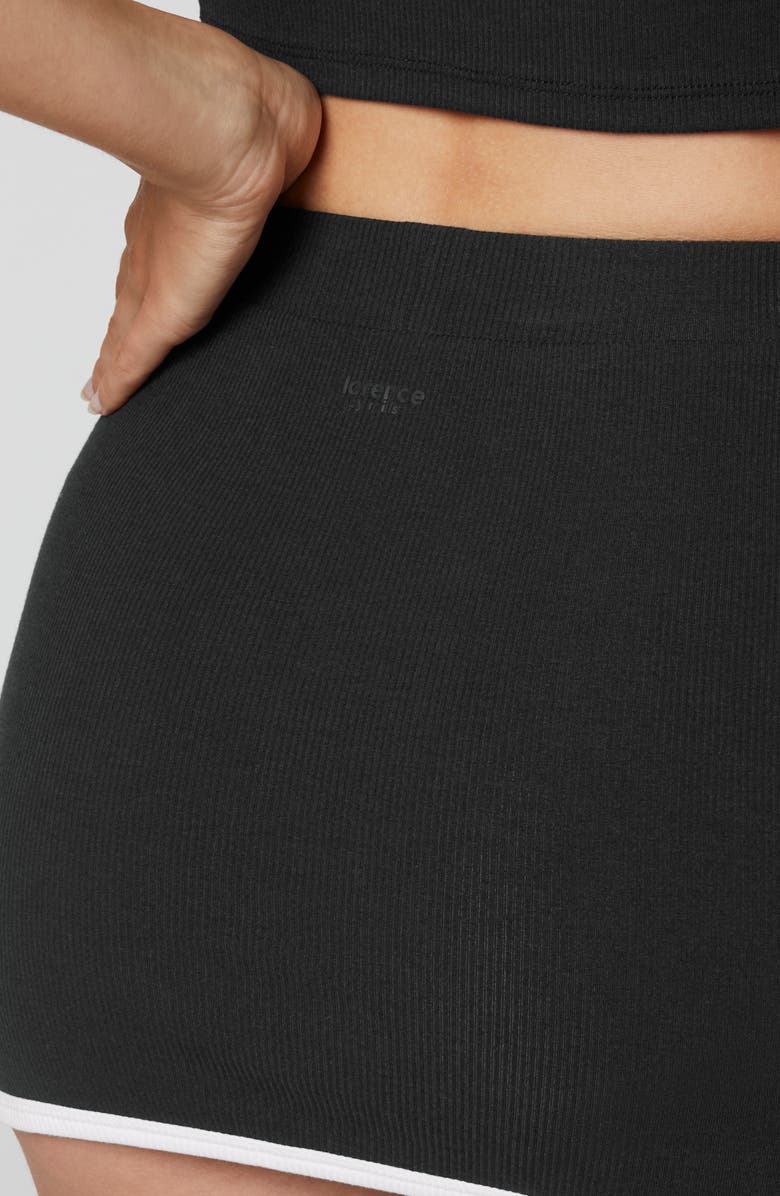 Florence by Mills Ribbed Skort, Alternate, color, Black