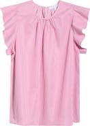 SUGARLIPS Hermas Stripe Ruffle Top