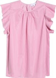 SUGARLIPS Hermas Stripe Ruffle Top
