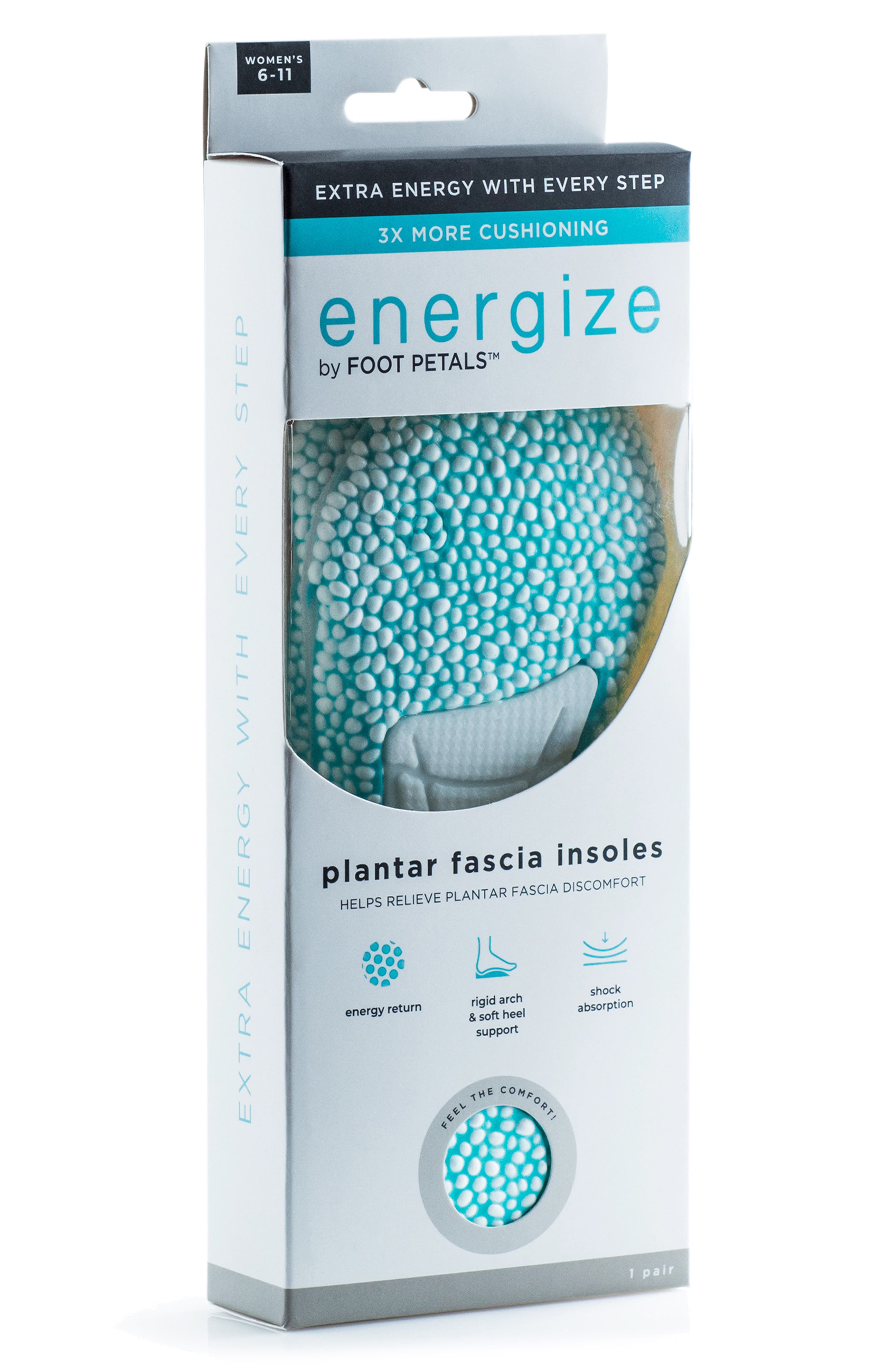 Energize Active Insoles, Alternate, color, ARUBA BLUE