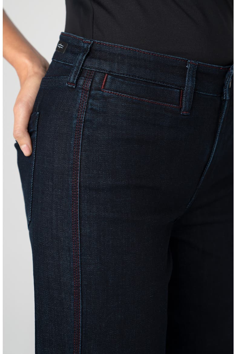 Kennedy Side Stitch Straight Leg Jeans, Alternate, color, MIDNIGHT ECLPSE