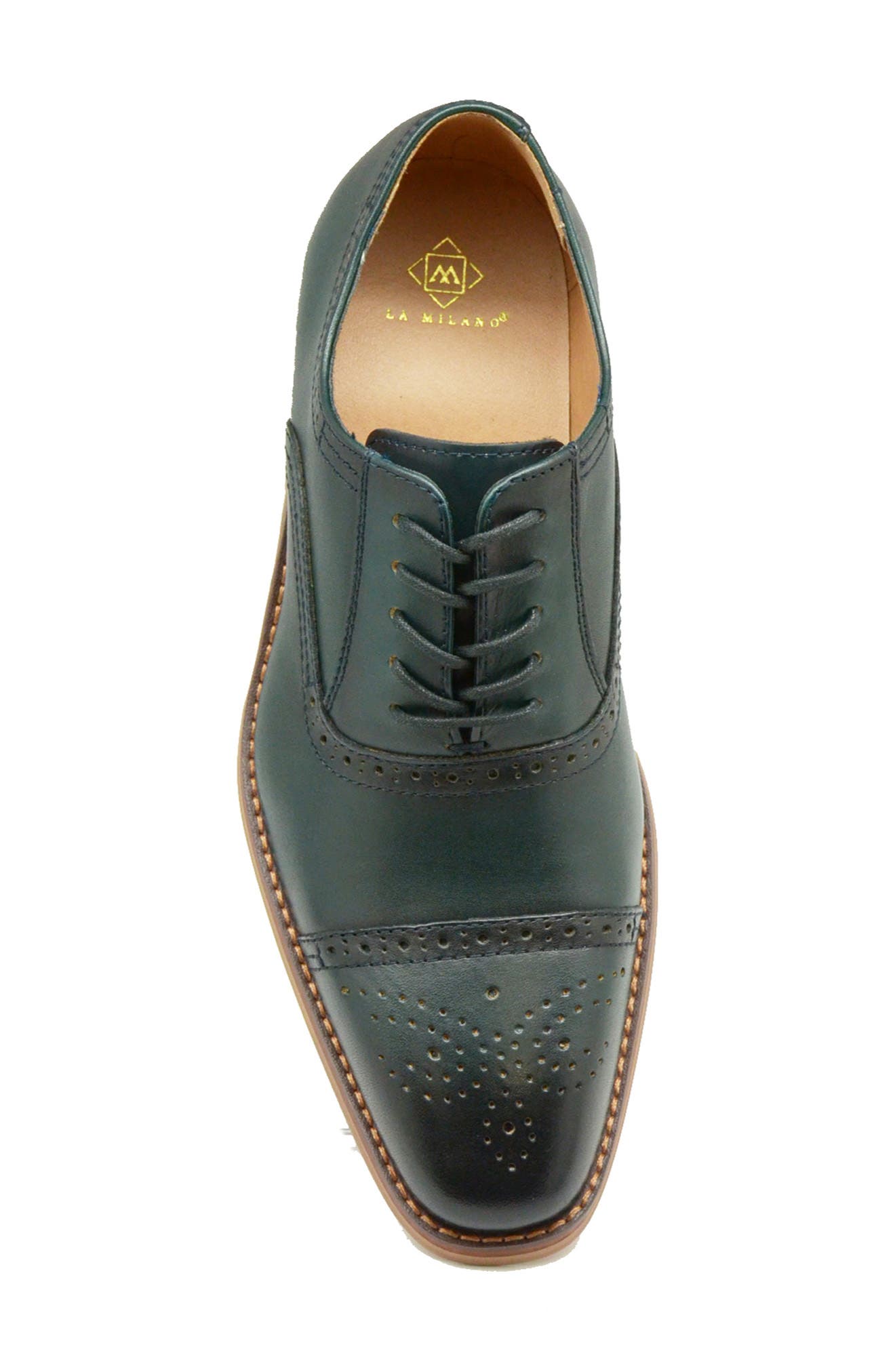 Lorenzo Cap Toe Oxford, Alternate, color, NAVY