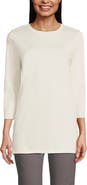 Lands' End 3/4 Sleeve Cotton Supima Tunic