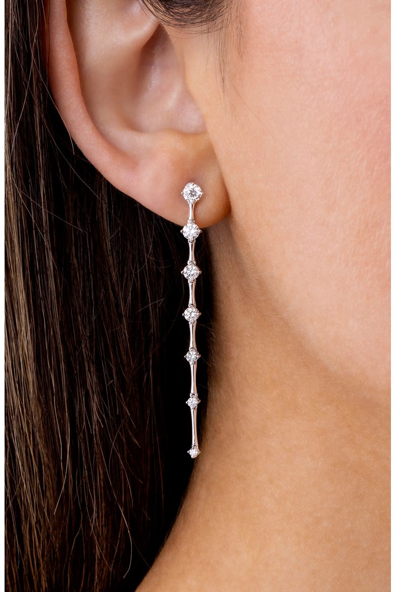 Cadence Diamond Drop Earrings, Alternate, color, YELLOW GOLD