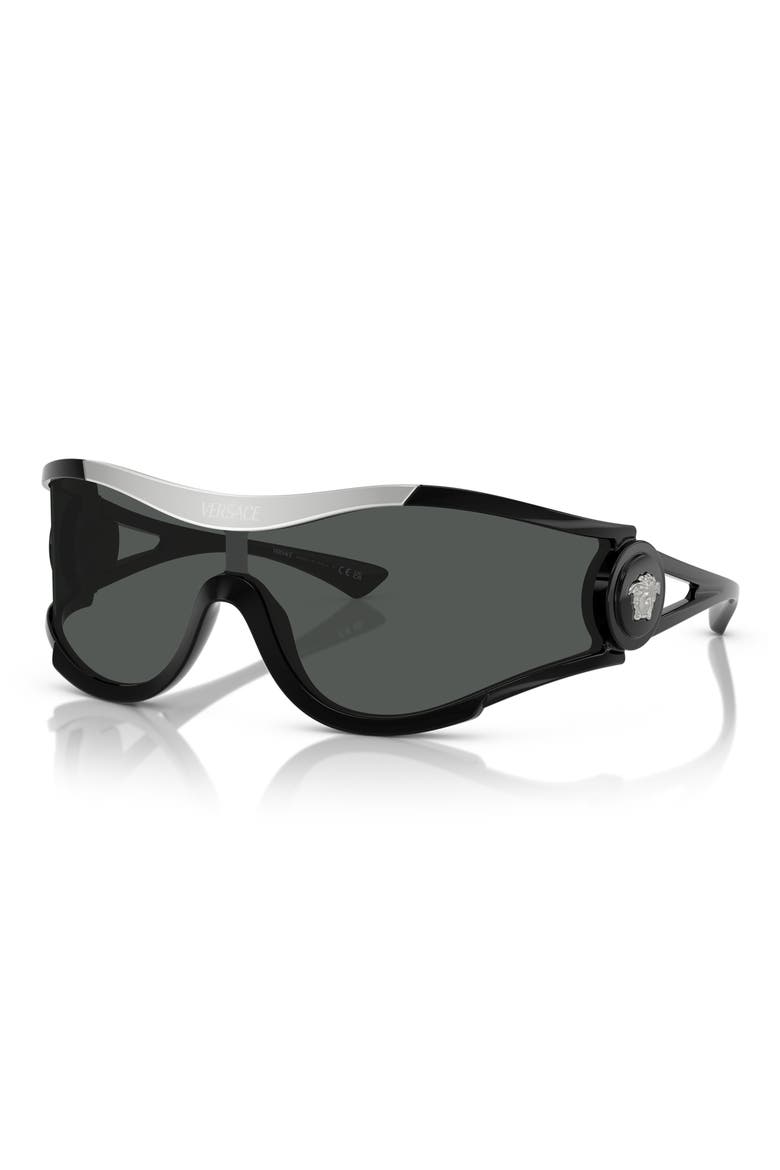 180mm Irregular Sunglasses, Alternate, color, BLACK GREY