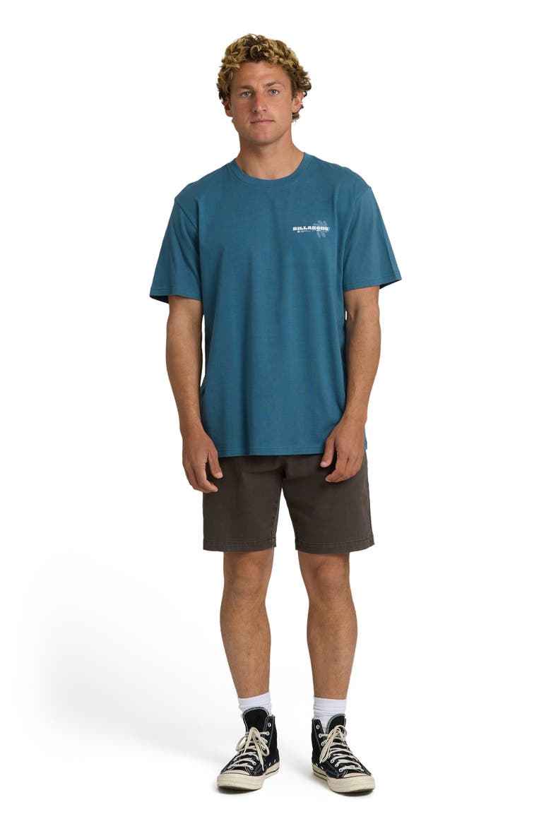 Single Fin Graphic T-Shirt, Alternate, color, REAL TEAL