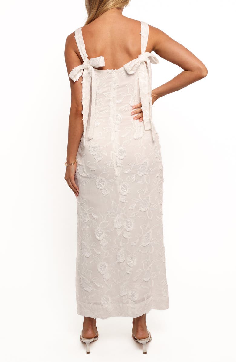 Petal & Pup Kerry Floral Embroidered Sleeveless Maxi Dress, Alternate, color, White