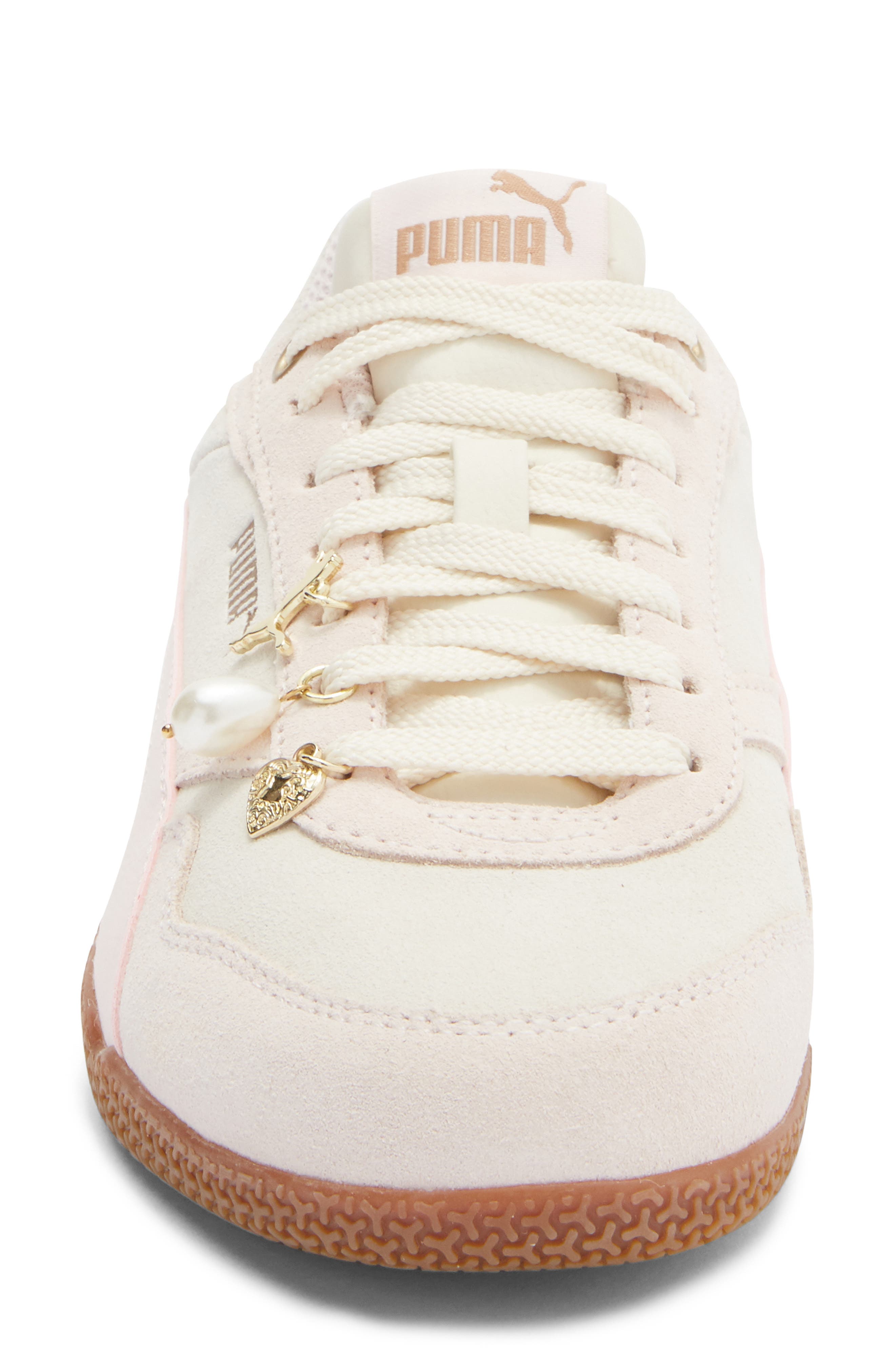PUMA Bella Donna Bling Ring Sneaker, Alternate, color, Alpine Snow/ Jasmine Flower
